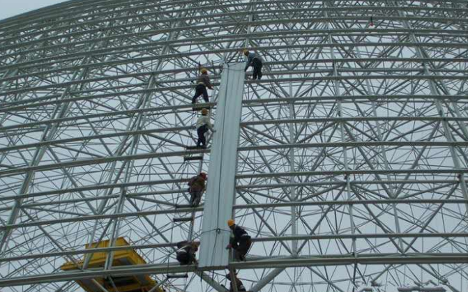 郏县网架装配好以后应当留神哪八项验收事件