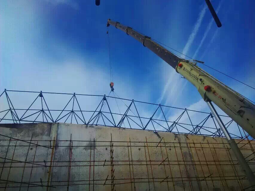 郏县食堂网架结构工程