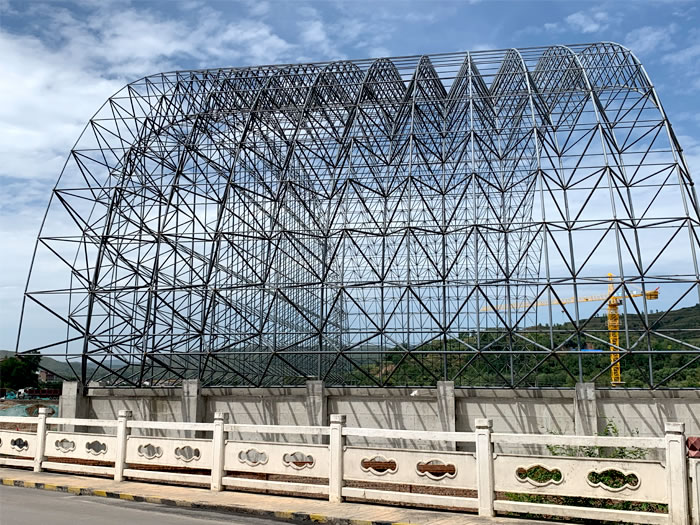 郏县山寨矿储煤棚网架